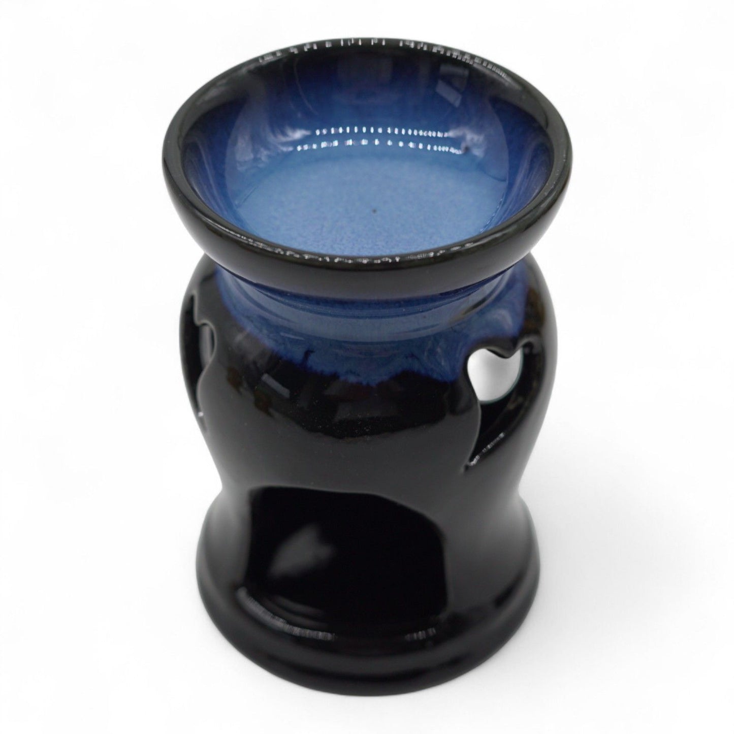 Classic Rustic Oil Burner - Heart Cut-out