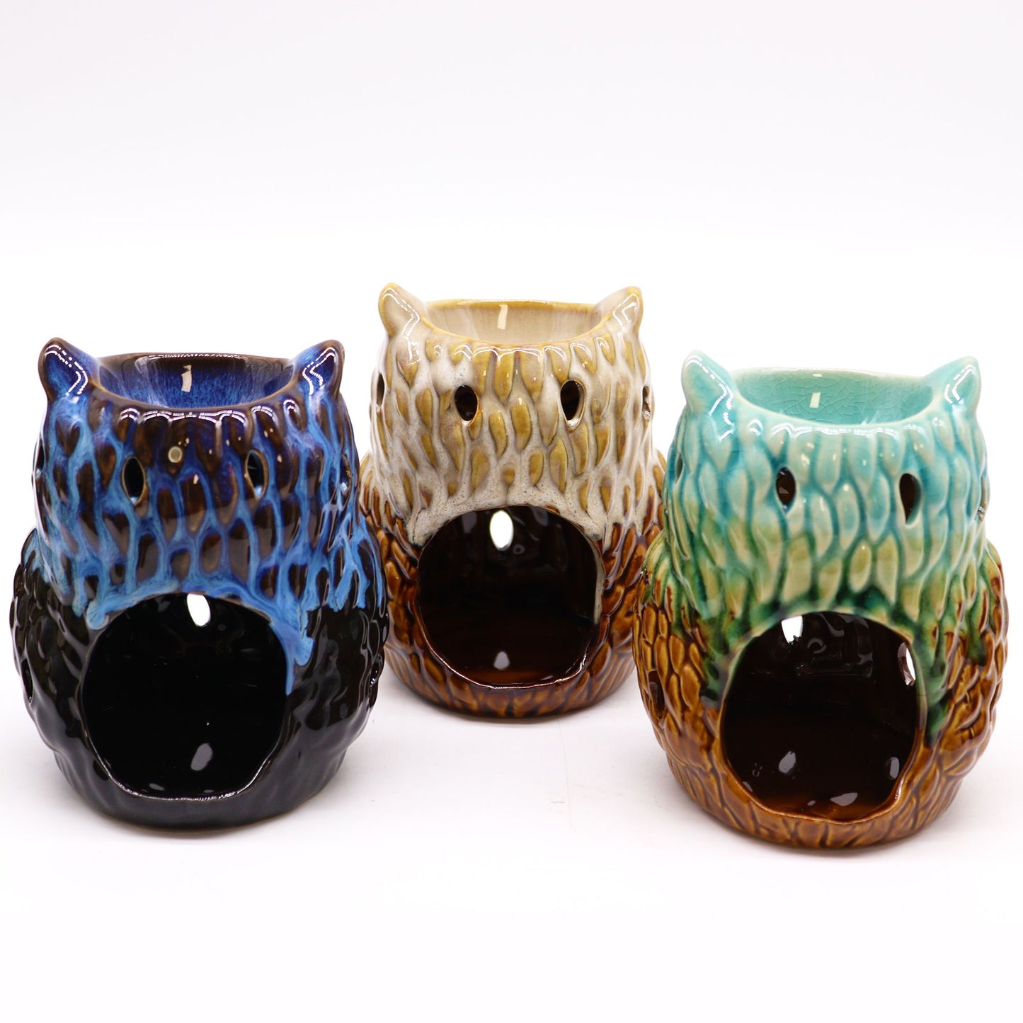 Classic Rustic Oil Burner - Owl