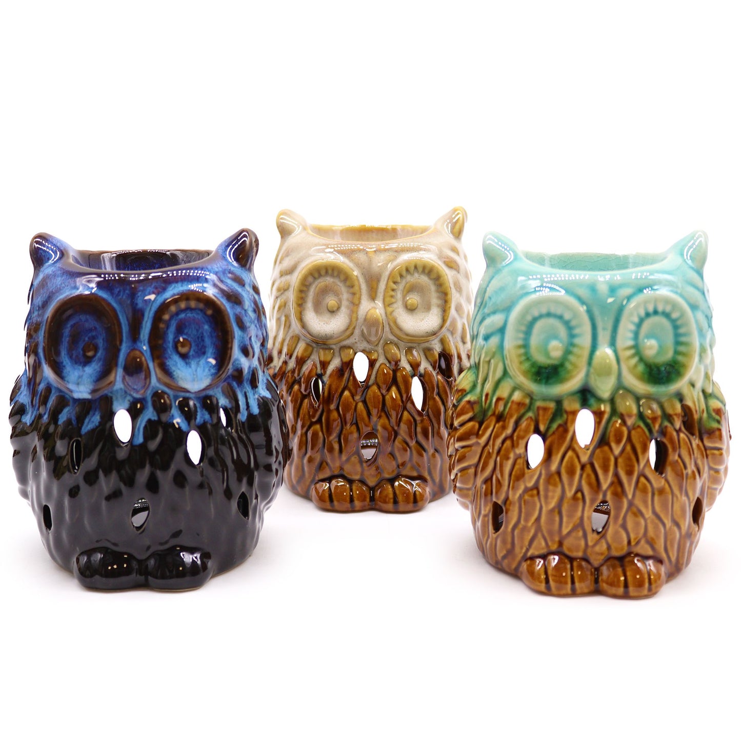 Classic Rustic Oil Burner - Owl